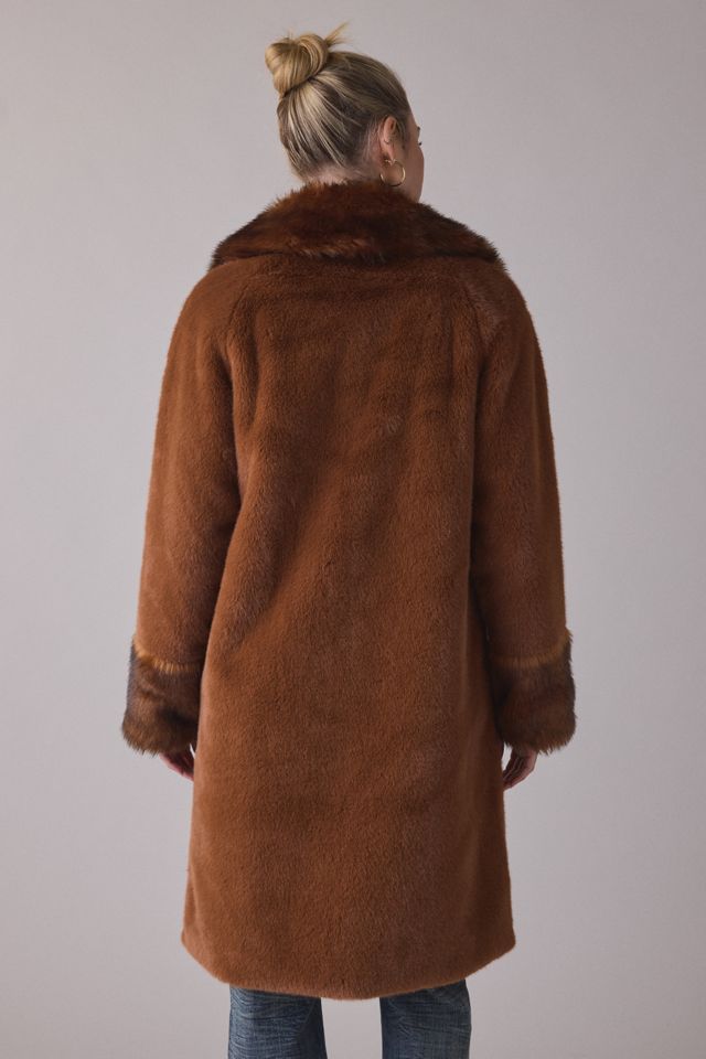 Unreal Fur Timeless Long Faux Fur Coat #4