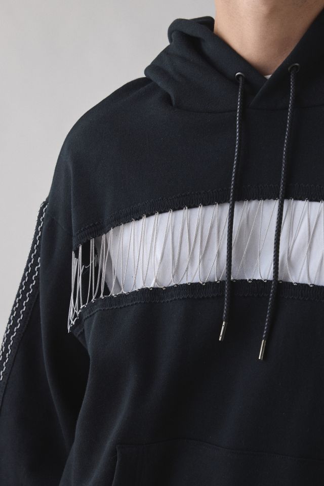 meagratia Chain Tape Hoodie Sweatshirt #3
