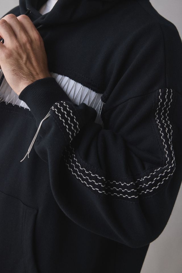 meagratia Chain Tape Hoodie Sweatshirt #4