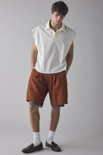 meagratia Embossed Layered Short
