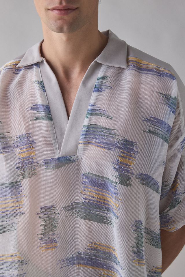 meagratia Mesh Skipper Short Sleeve Shirt #3