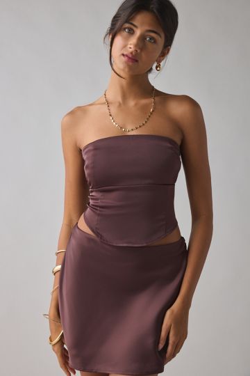 Out From Under Lace Trim Soft Touch Cropped Cami