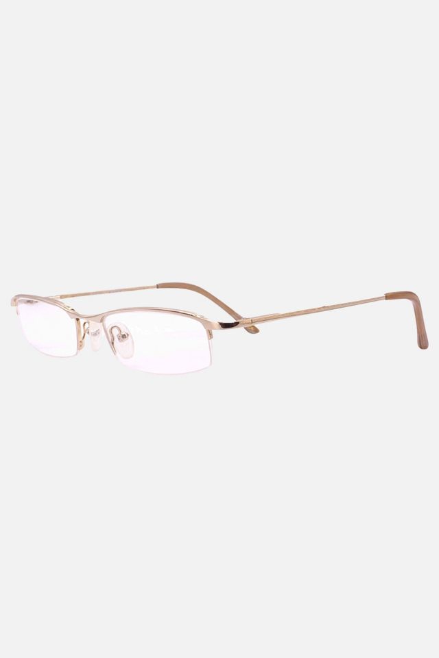 Giant Vintage Dainty 90’s Gold Rimless Readers #1