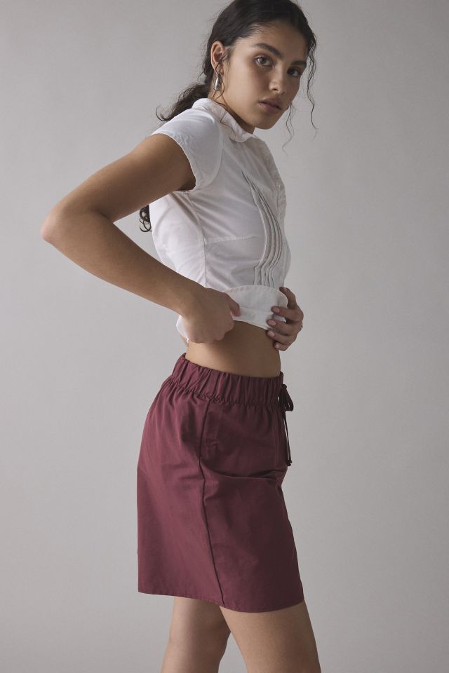 ReMADE By UO Remnants Pull-On Nylon Short #1