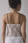 ReMADE By UO Remnants Dainty Semi-Sheer Lace Cami