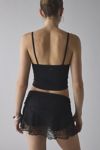 Kimchi Blue Josephina Sheer Lace Micro Mini Skort