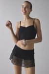 Kimchi Blue Josephina Sheer Lace Micro Mini Skort
