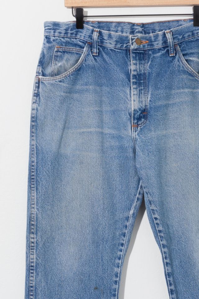 Vintage 1980s Distressed Sun Faded Denim Jeans 3465 #1