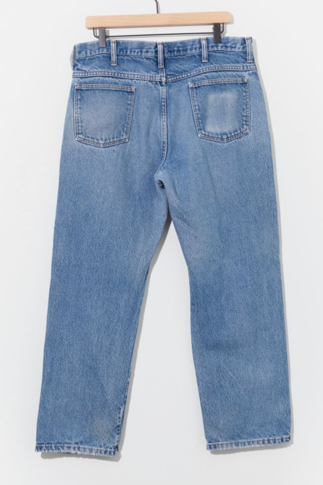 Vintage 1980s Distressed Sun Faded Denim Jeans 3465 #2