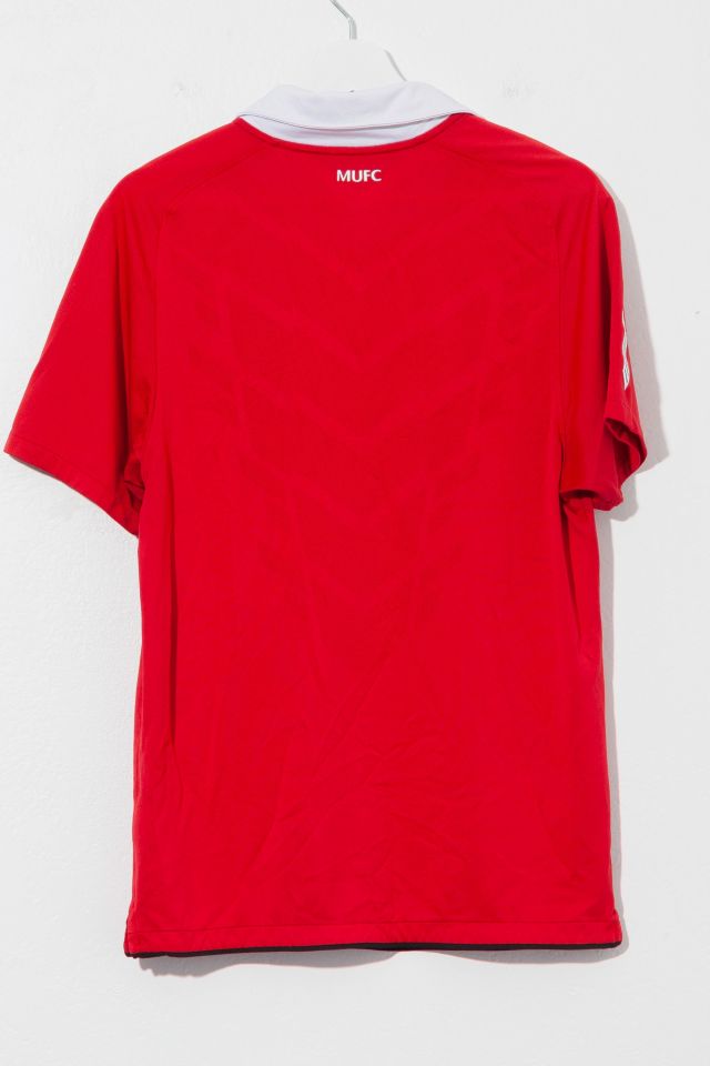 Vintage Y2K Nike Manchester United Red Aon Soccer Jersey