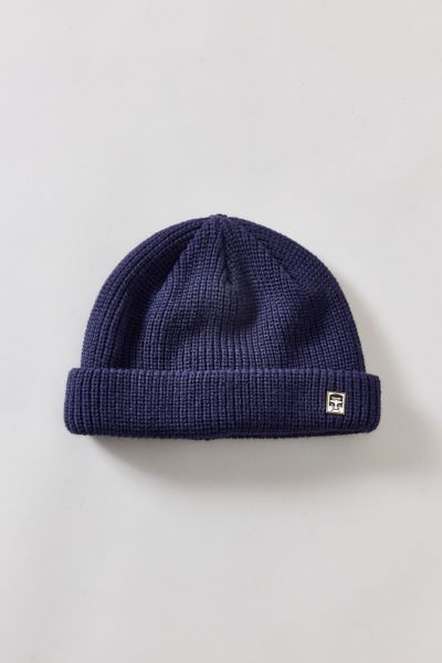 Obey Micro Knit Beanie In Navy, Men's At Urban Outfitters In Blue