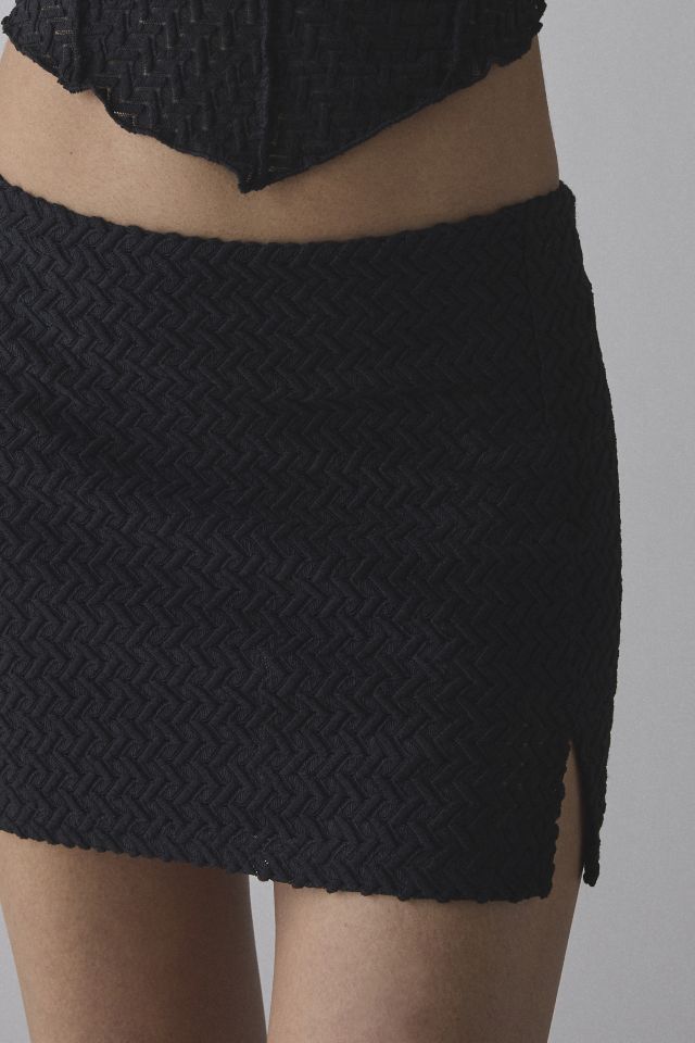 UO Cypress Textured Halter Top & Mini Skirt Set #2