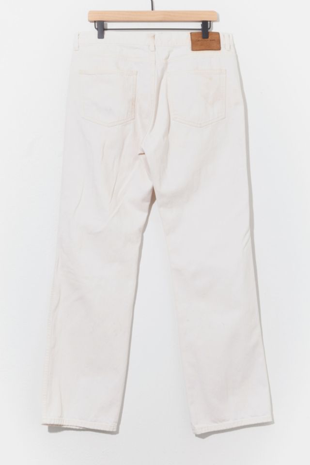 Vintage 1990s Calvin Klein Jeans White Denim Jeans #2