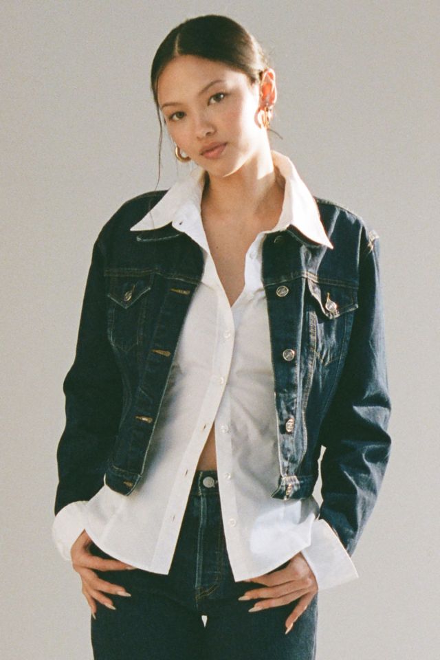 Vintage By UO Y2K Fitted Denim Jacket #1