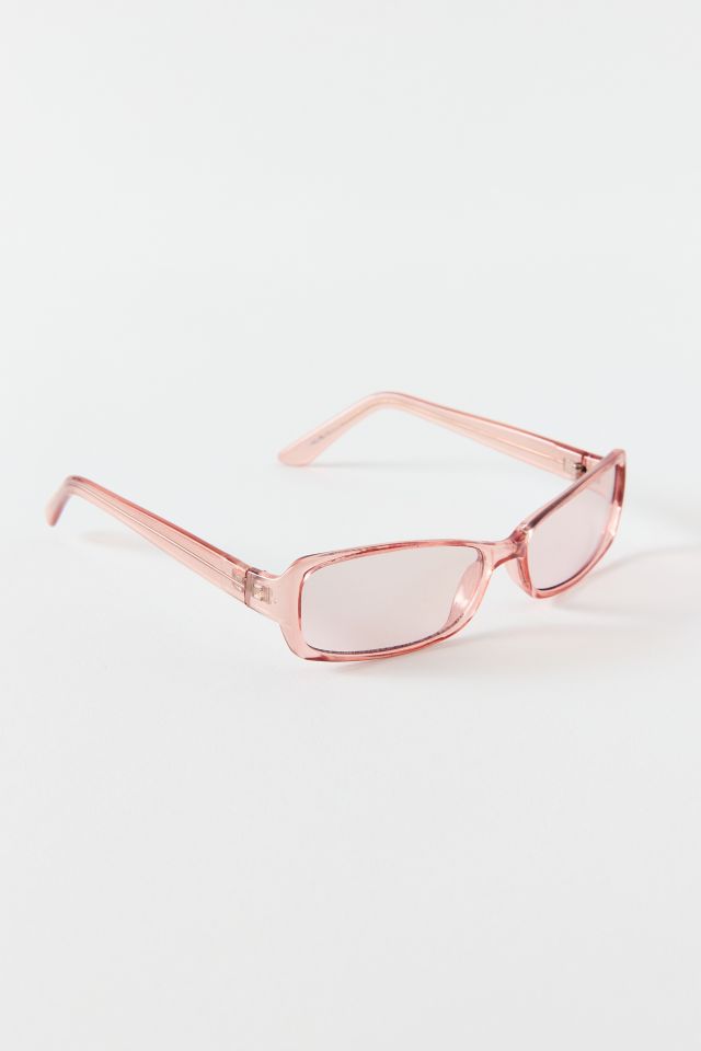 Vintage By UO Pink Clear Sunglasses #1