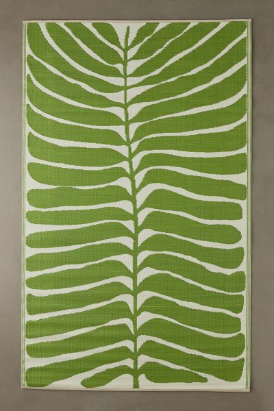 Botanical Leaf Hilo Outdoor Rug