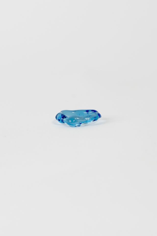 Rain and Rivers Handmade Simple Stackable Glass Ring Pair #4