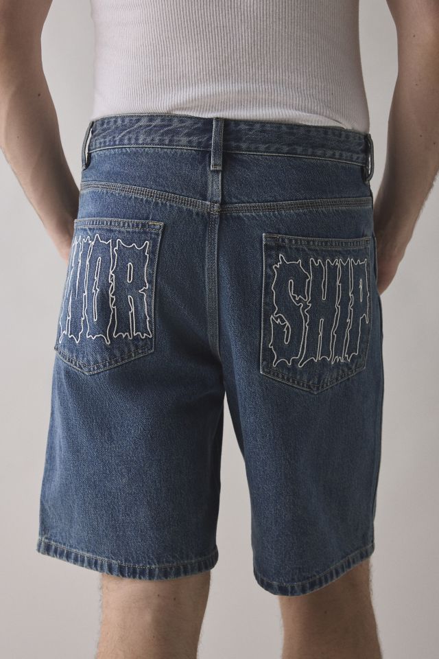WORSHIP SUPPLIES Big Dawg Logorama Denim Short #1