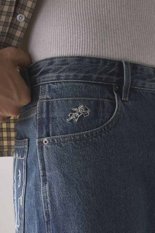 WORSHIP SUPPLIES Big Dawg Logorama Denim Short #3