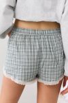 Out From Under Pillow Talk Lace Trim Boxer Shortie