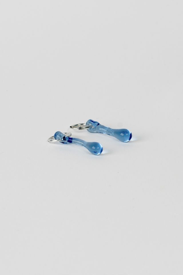Rain and Rivers Handmade Mini Glass Earrings #1