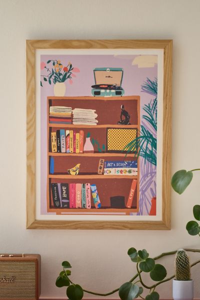 Impression d'art Ma bibliothèque par Gigi Rosado
