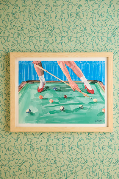 carolineellisart Pool Girl Art Print