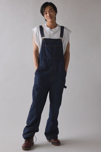 BDG Nitro Baggy Pinstripe Denim Utility Overall