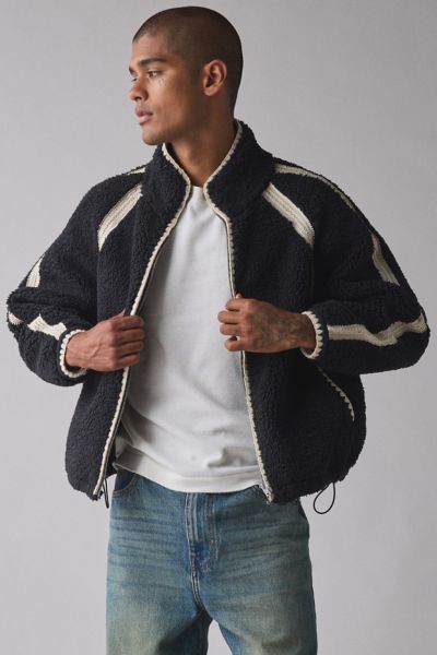 UGG Nika Crochet UGGfluff Zip-Up Jacket