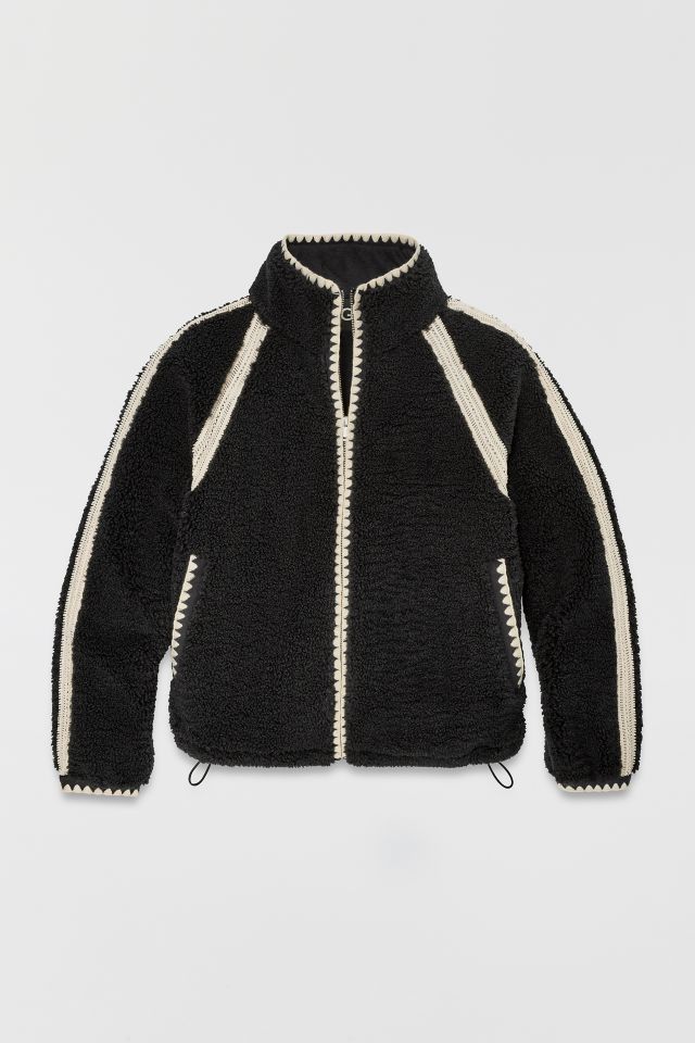 UGG Nika Crochet UGGfluff Zip-Up Jacket #5