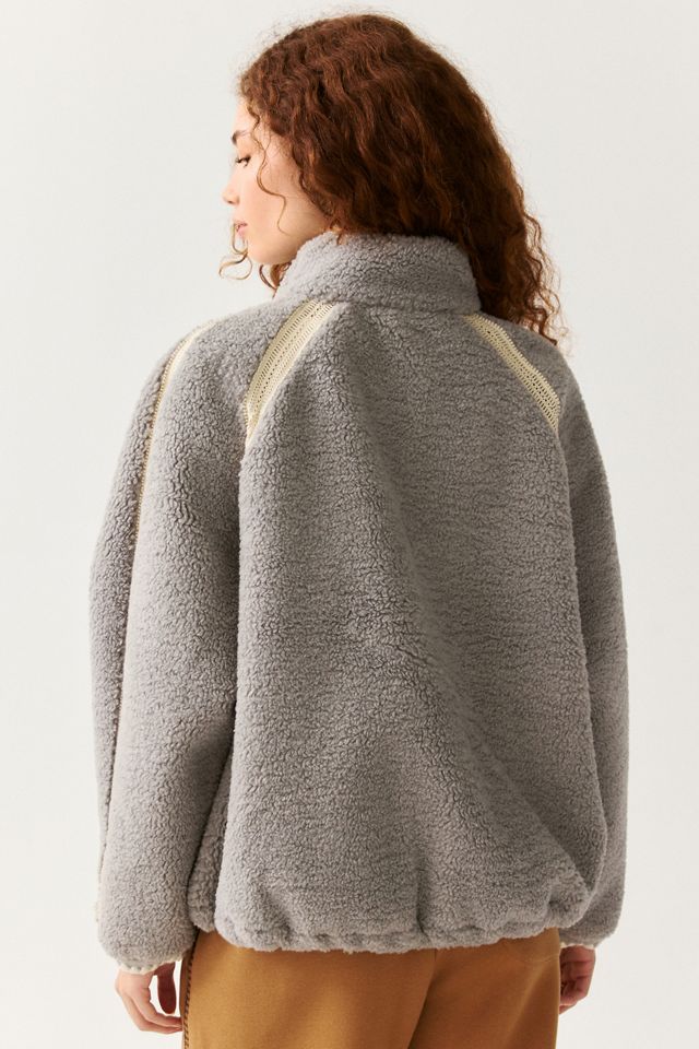 UGG Nikia Crochet UGGfluff Zip-Up Jacket #4