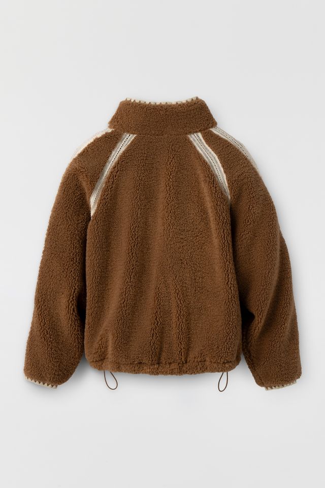 UGG Nika Crochet UGGfluff Zip-Up Jacket #2
