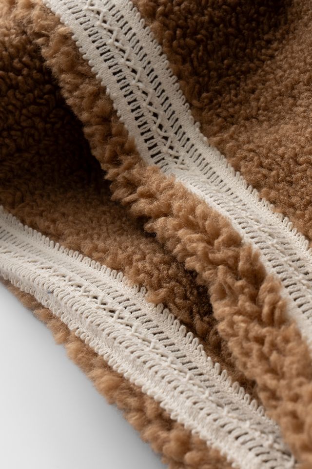 UGG Nika Crochet UGGfluff Zip-Up Jacket #3