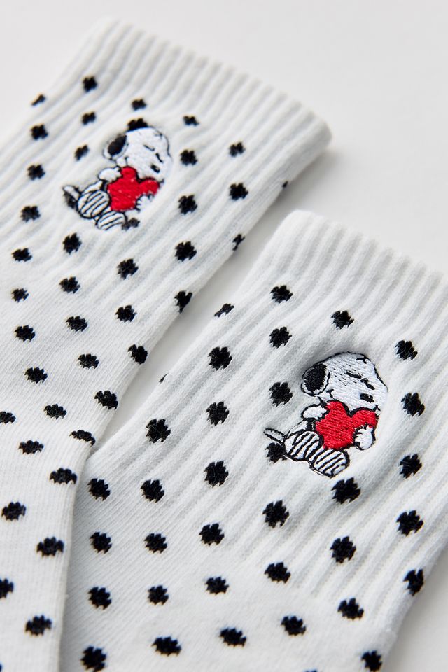 Peanuts Snoopy Icon Quarter Crew Socks #1