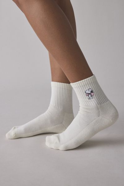 Peanuts Snoopy Icon Quarter Crew Sock