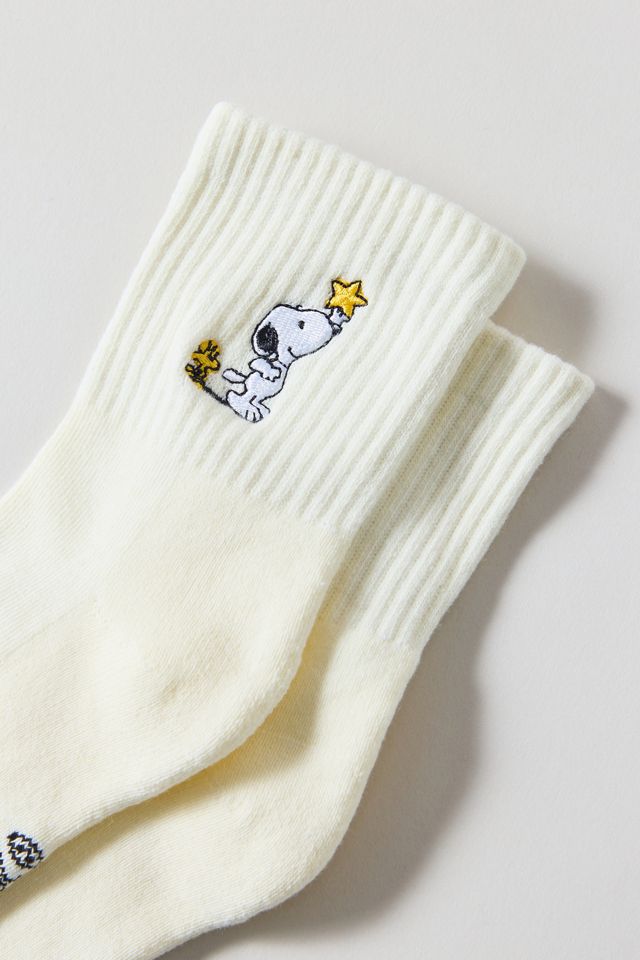 Peanuts Snoopy Icon Quarter Crew Socks #1