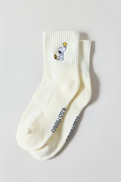 Peanuts Snoopy Icon Quarter Crew Socks