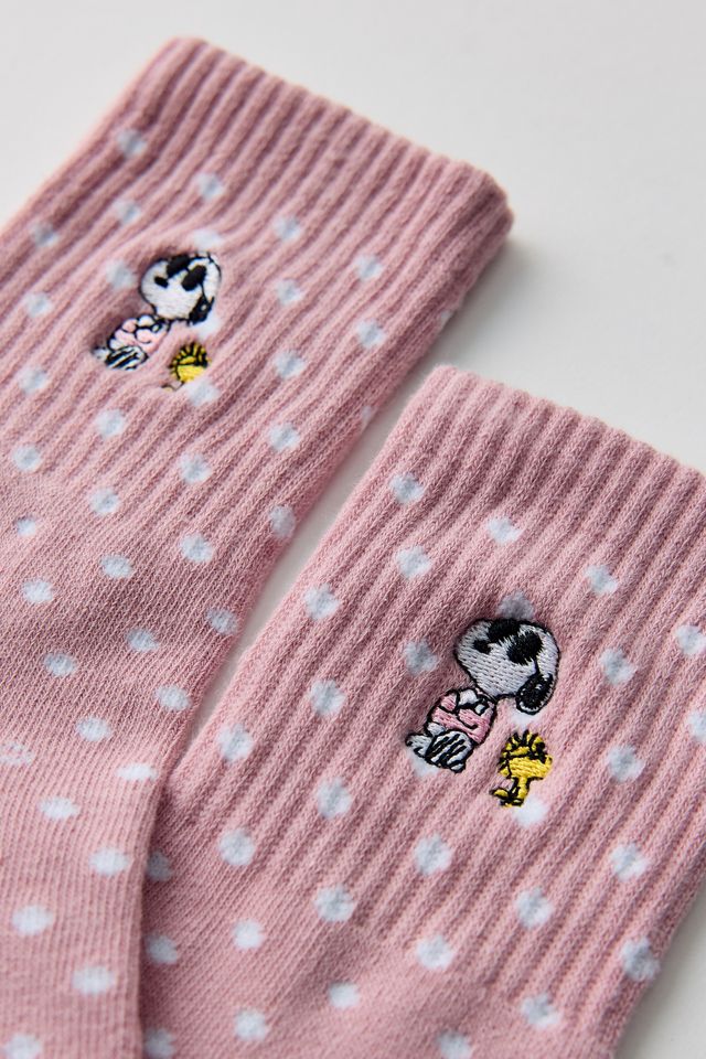 Peanuts Snoopy Icon Quarter Crew Socks #1