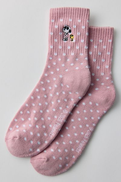 Peanuts Snoopy Icon Quarter Crew Socks
