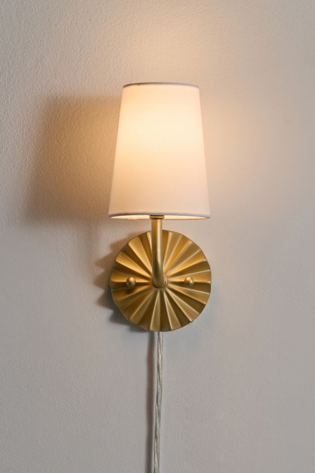 Julie Pleated Sconce #1