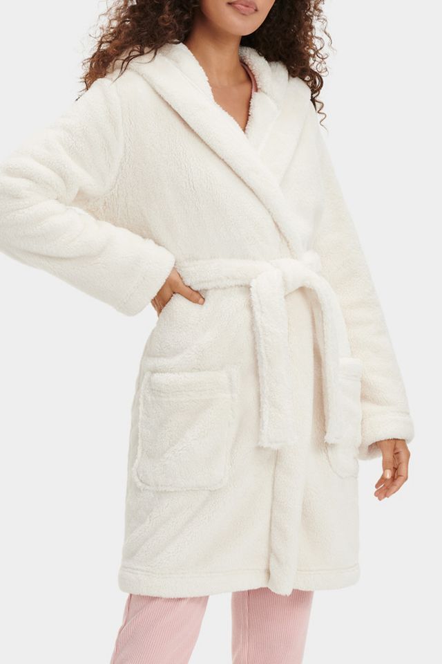 UGG Aarti Plush Fleece Hooded Robe #1