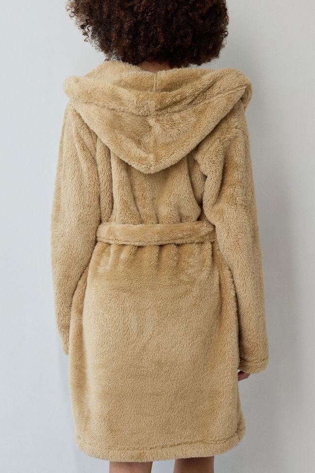 UGG Aarti Plush Fleece Hooded Robe