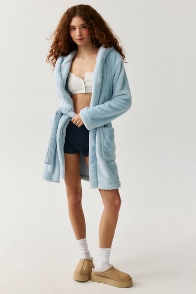 UGG Aarti Plush Fleece Hooded Robe