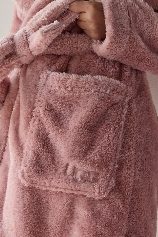UGG Aarti Plush Fleece Hooded Robe