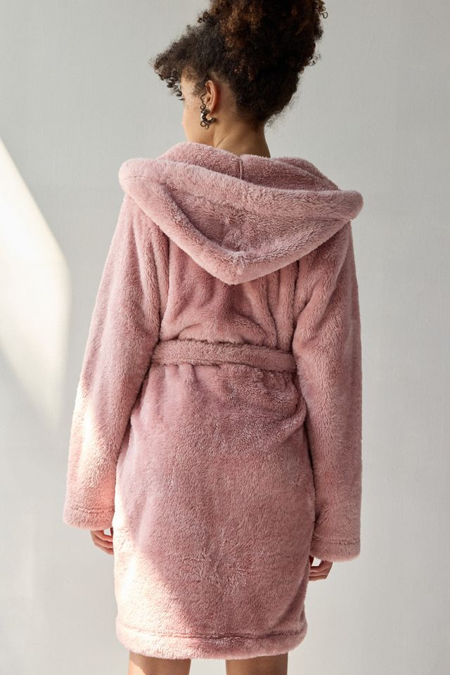 UGG Aarti Plush Fleece Hooded Robe #3
