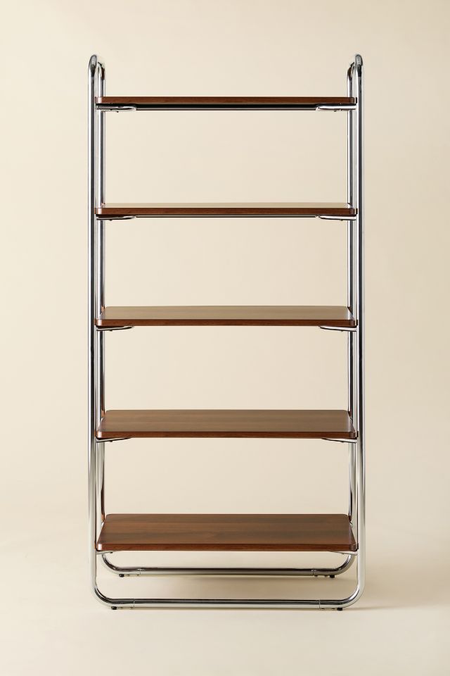 Boden Chrome 5-Tier Bookshelf #1