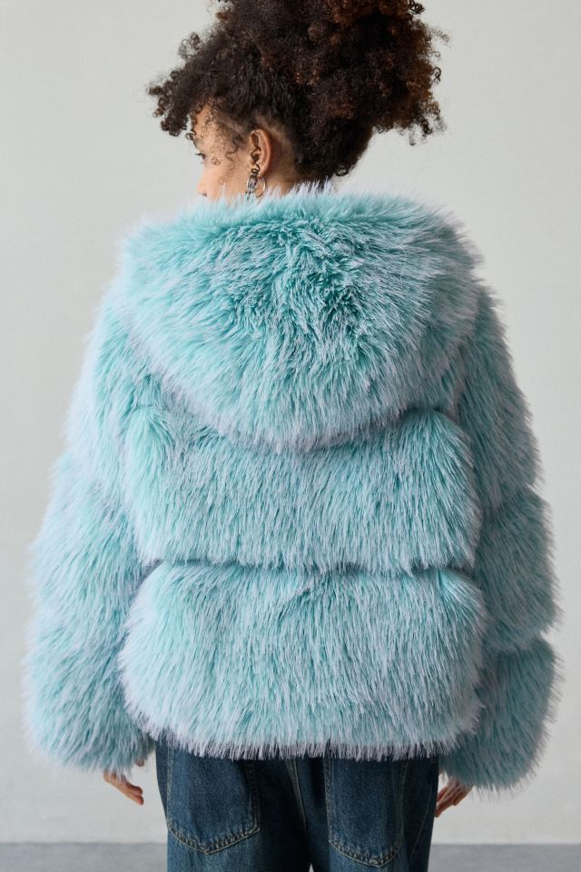 UGG Ronney High Pile Faux Fur Puffer Jacket #3