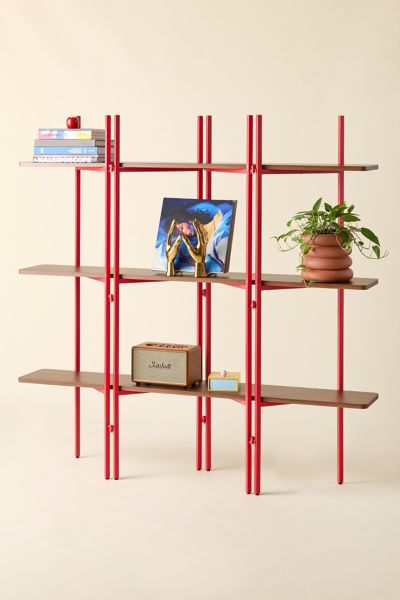 Urban Outfitters Ginny Folding Collapsible Storage Shelf In Red At  In Multi