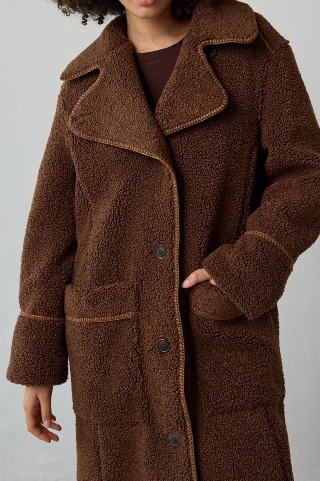 UGG Sema UGGfluff Fleece Long Coat #2