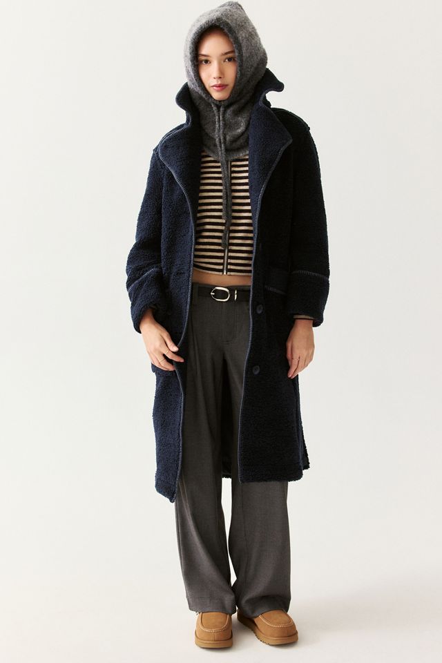 UGG Sema UGGfluff Fleece Long Coat #1